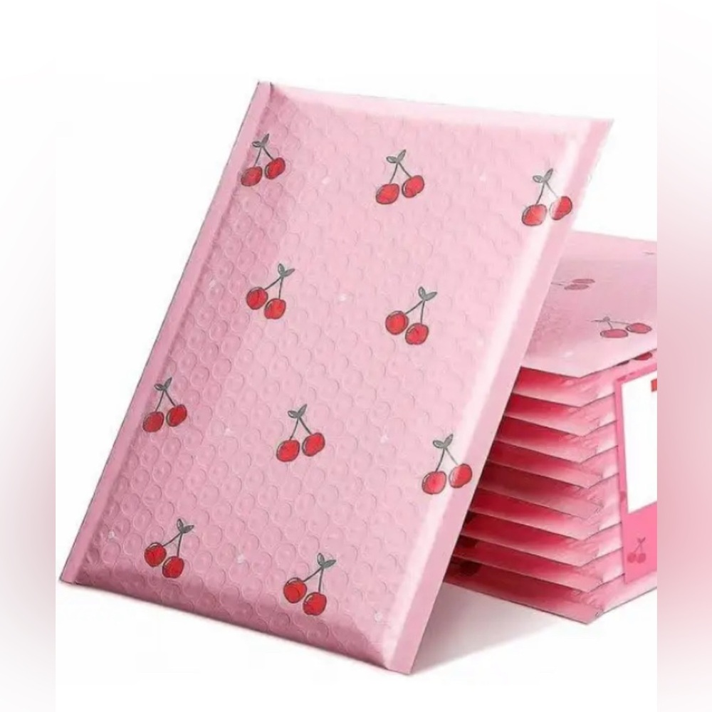20 Cherry Bubble Padded Mailers 6x9”